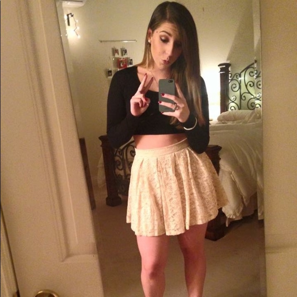 Lace Skater Skirt
